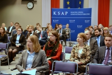 Uczestnicy konferencji w auli KSP