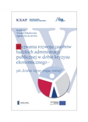 Okładka publikacji Wyzwania rozwoju zasobów ludzkich administracji publicznej w dobie kryzysu ekonomicznego